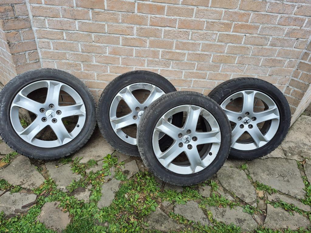 Jantes pegeot, Autos : Pièces & Accessoires, Pneus & Jantes, Enlèvement, Utilisé, 17 pouces, Jante(s)