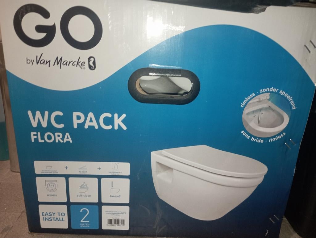 Nieuwe wc pot, Ophalen, Zo goed als nieuw