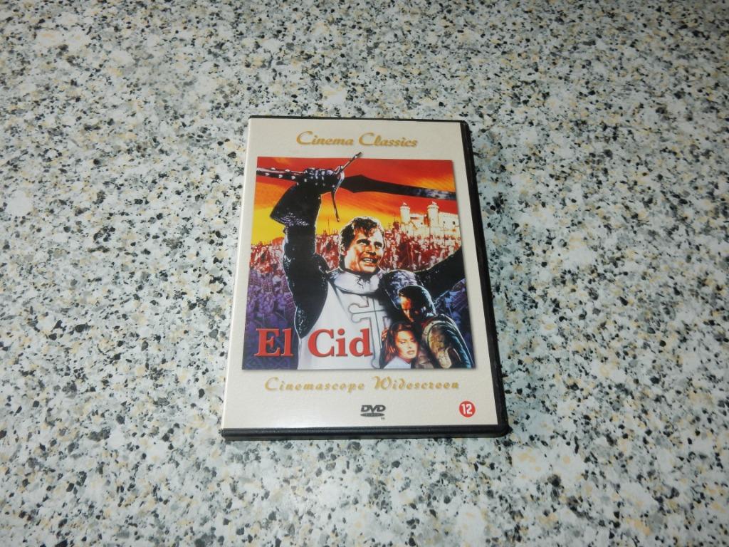 nr.1649 - Dvd: el cid - klassieker- drama - 1961, Enlèvement ou Envoi, Drame, Comme neuf, 1960 à 1980