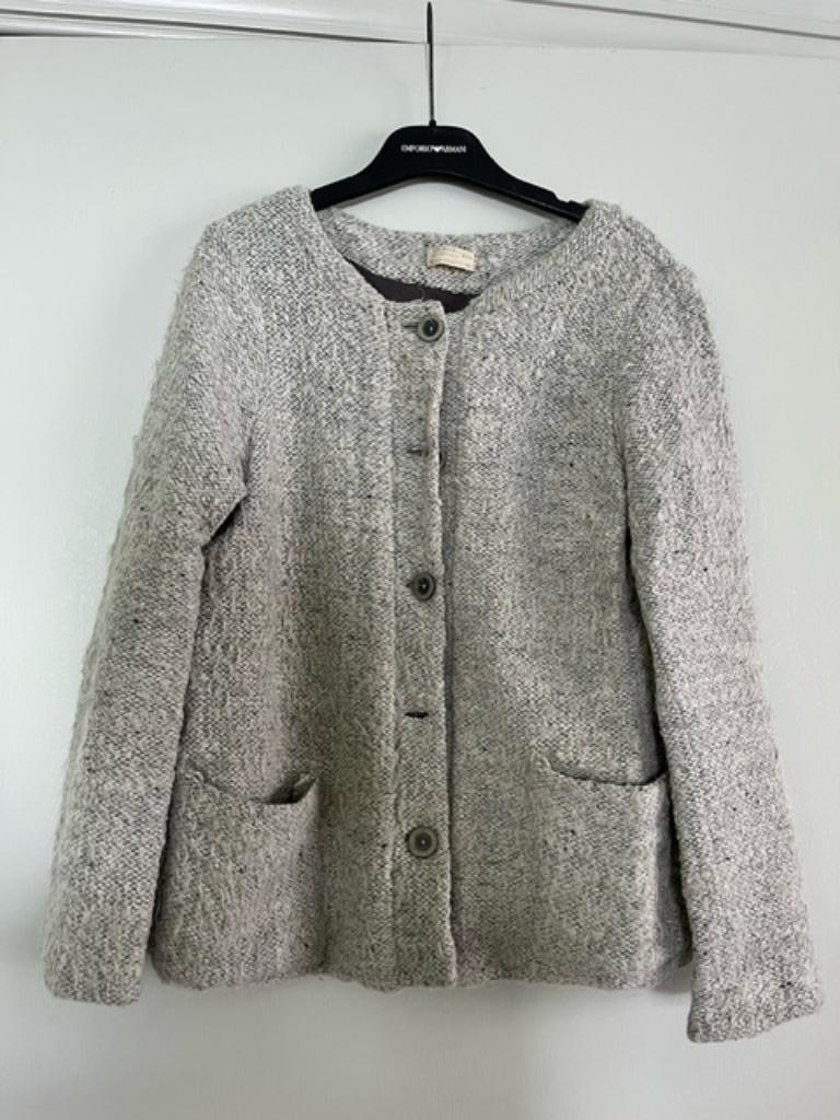 Grijze wollen jas, Kleding | Dames, Ophalen of Verzenden