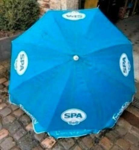 Parasol Spa Monopole (Spa Reine,Francofolies de Spa) vintage, Collections, Enlèvement ou Envoi, Utilisé