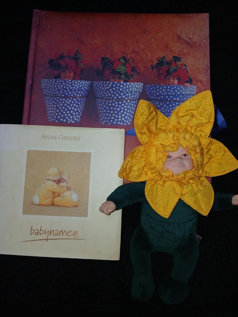Anne Geddes namen ,fotoboek en popje, Kinderen en Baby's, Ophalen of Verzenden