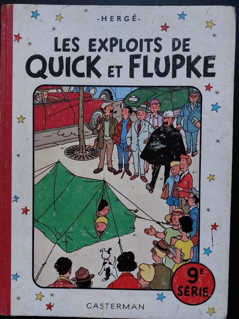 TINTIN HERGÉ Quick et Flupke 9e série EO 1960 bel état, Enlèvement ou Envoi