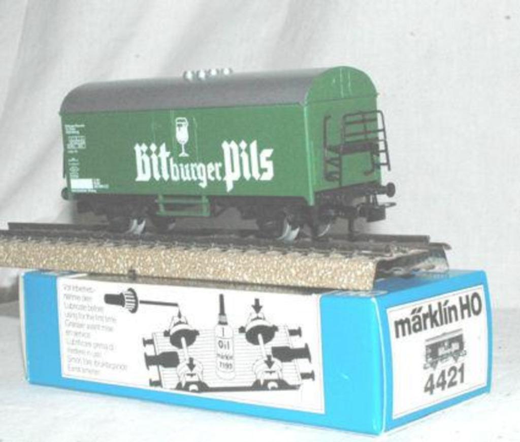 4421 MÄRKLIN — Wagon à bière « Bitburger » (E2300268), Jg01618@telenet.be, Analogique, Enlèvement ou Envoi, Marklin
