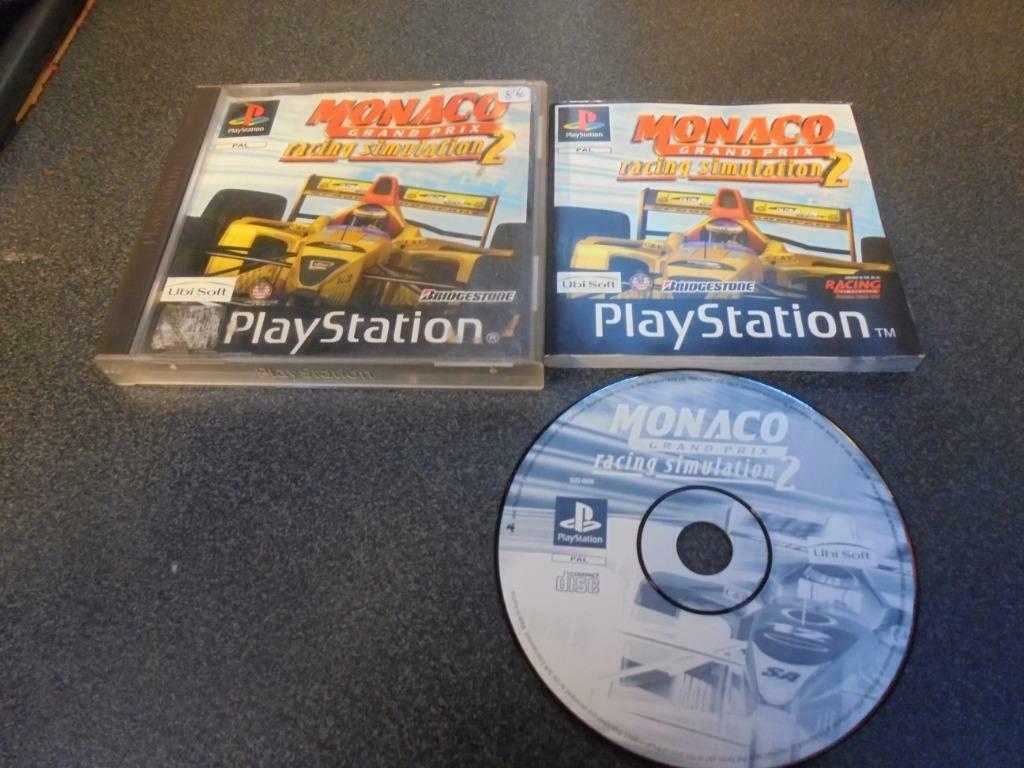 Playstation 1 Monaco Grand Prix 2 racing simulation (orig-co, Consoles de jeu & Jeux vidéo, Jeux | Sony PlayStation 1, Enlèvement ou Envoi
