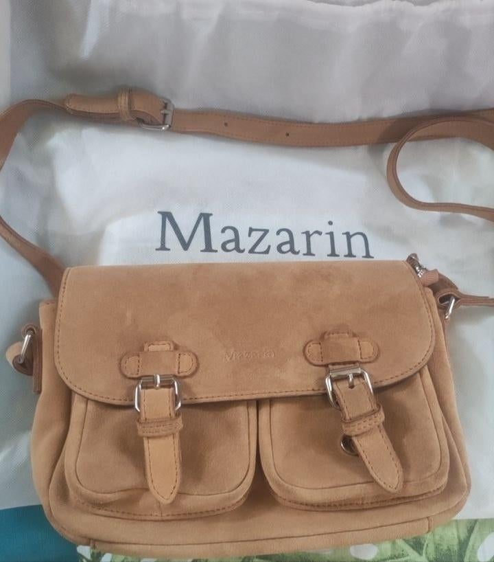 Mazarin leren schoudertas, Overige kleuren, Nieuw, Leer, Ophalen