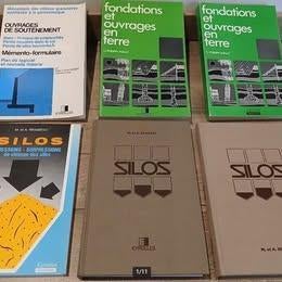 Collection ouvrages sur silos et les ouvrages soutènement, Géotechnique, Comme neuf, Enlèvement, Autre