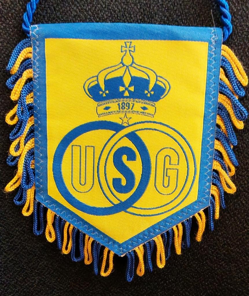 Bannière fanion royale Union SG Saint Gilloise Fanion, Enlèvement ou Envoi