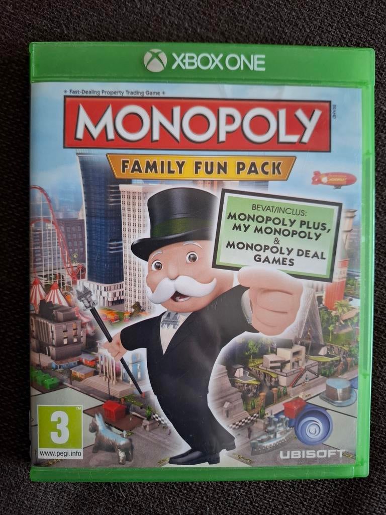 Xbox One Monopoly Family fun pack (compleet), Ophalen of Verzenden, Zo goed als nieuw
