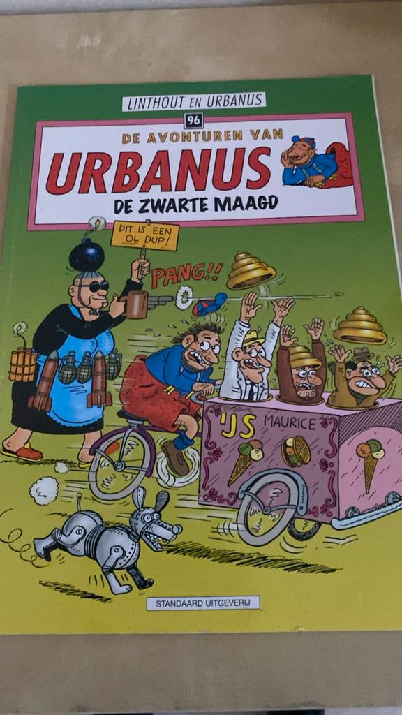 Urbanus - 96.De zwarte maagd, Enlèvement ou Envoi, Utilisé, Urbanus; Linthout