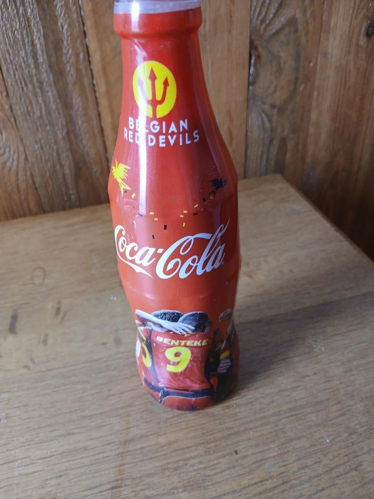 Bouteille de Coca Cola de Benteke Red Devils, Collections, Enlèvement ou Envoi, Comme neuf