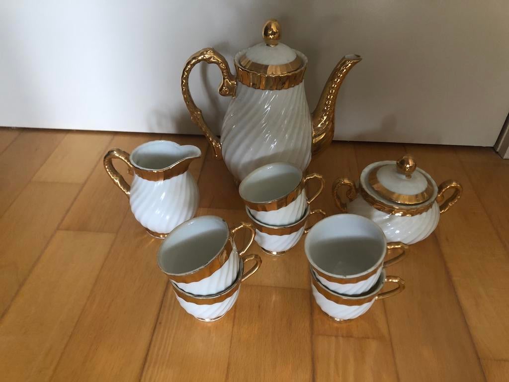 Oud, antiek klein theeservies/ koffieservies, Ophalen