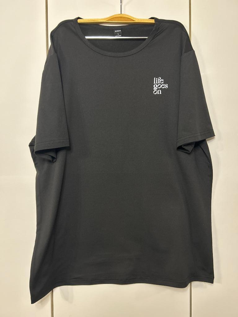 Tee-shirt noir Shein - Taille L *, SHEIN, Enlèvement ou Envoi, Noir, Taille 52/54 (L)