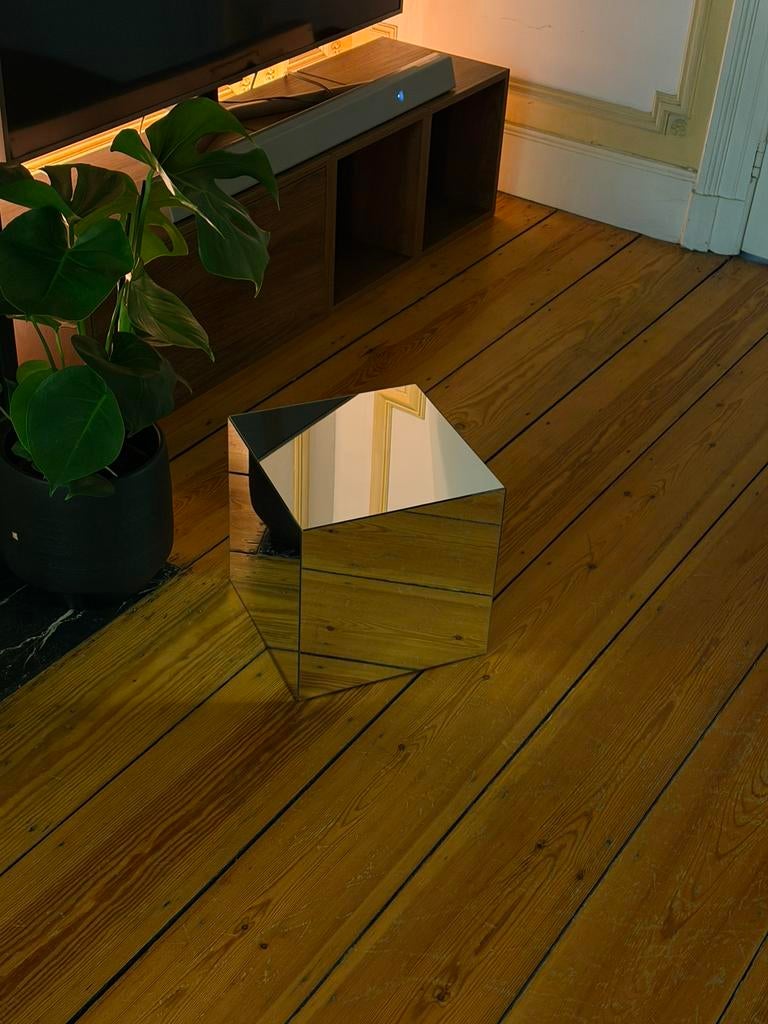 Table basse en miroir, Maison & Meubles, Enlèvement, Comme neuf