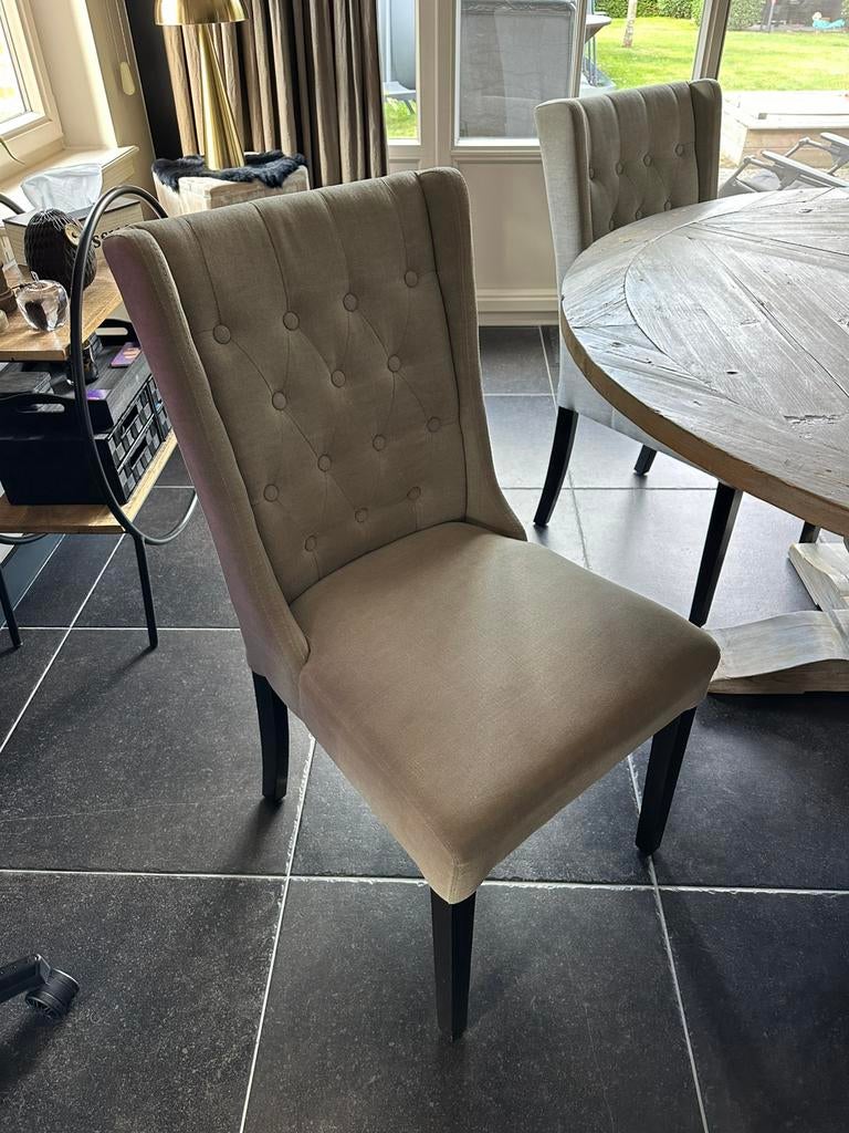 Stijlvolle eetkamerstoelen, Huis en Inrichting, Stoelen, Ophalen, Zo goed als nieuw