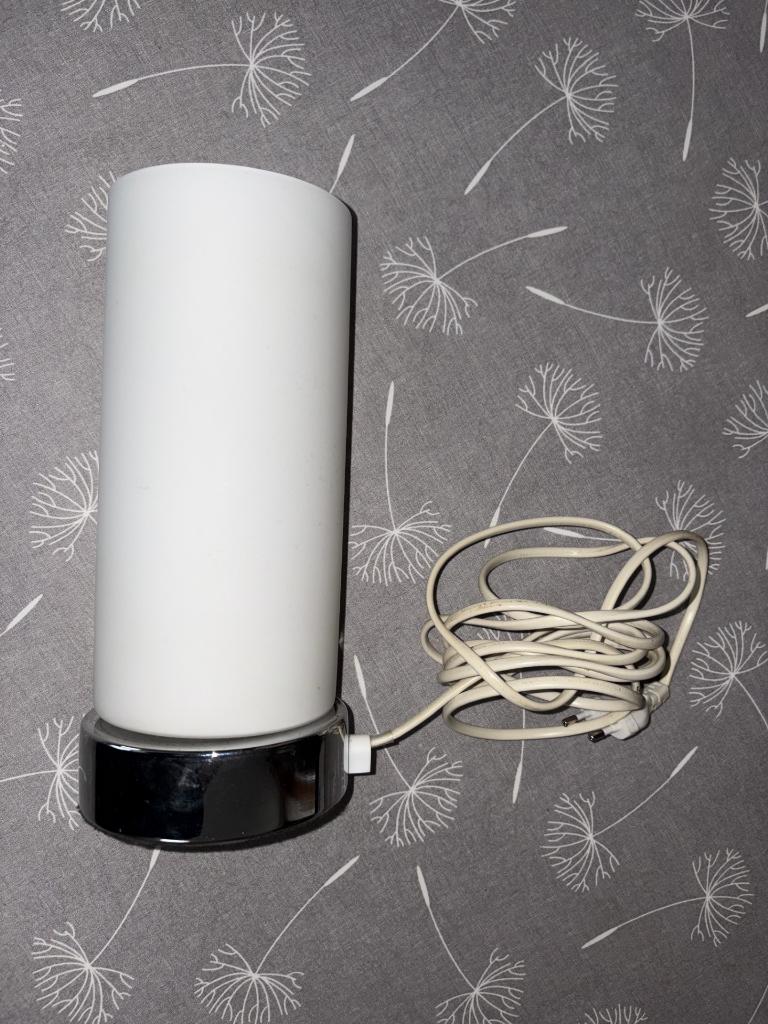 nachtkast lamp touch bediening, Ophalen, Zo goed als nieuw, Glas