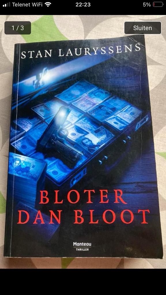 Thriller Bloter et Bloter Lesont non-fumeurs, Enlèvement ou Envoi, Comme neuf