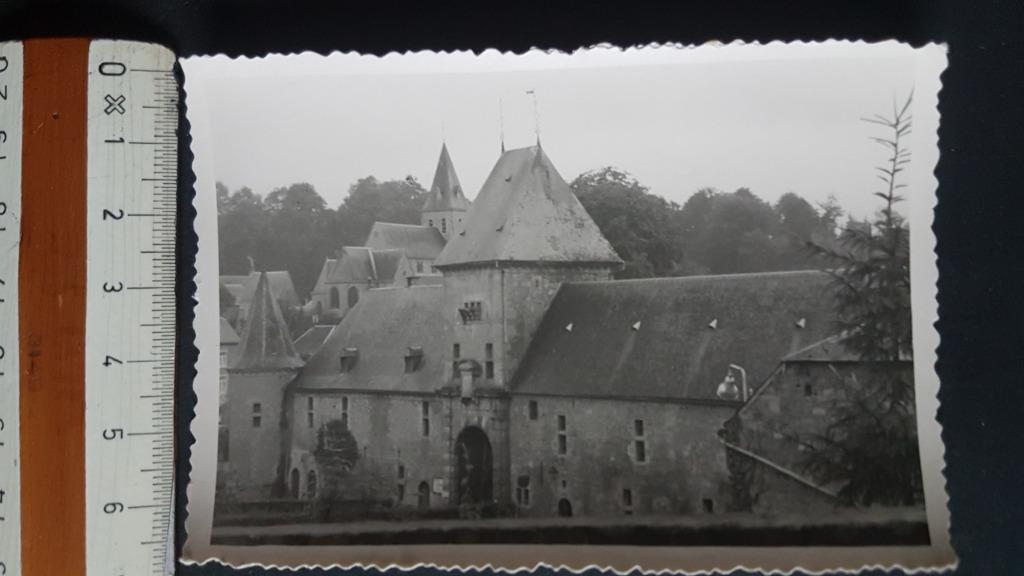 Foto (7 x 10 cm) Spontin Chateau, Collections, Enlèvement ou Envoi, Photo, Comme neuf, Bâtiment