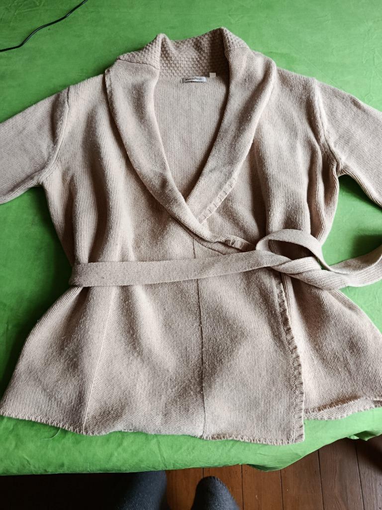 Wollen Cardigan/pull 100% WOL maat XXL - 44, Marco Pecci, Kleding | Dames, Marco Pecci, Ophalen of Verzenden, Gedragen