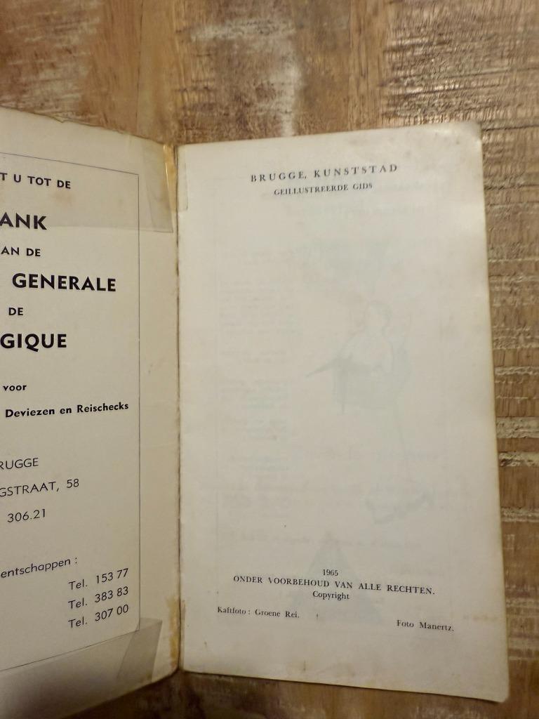 Geillustreerde Gids, Koninklijke vereniging van Brugge  1965, Enlèvement ou Envoi, Utilisé, Benelux, Brochure