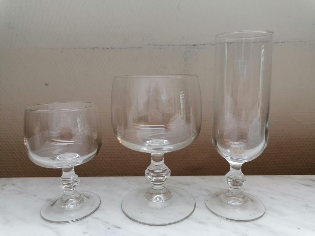 40 Sera glazen champagne, proseccoc, schuimwijn, wikn, Ophalen, Zo goed als nieuw
