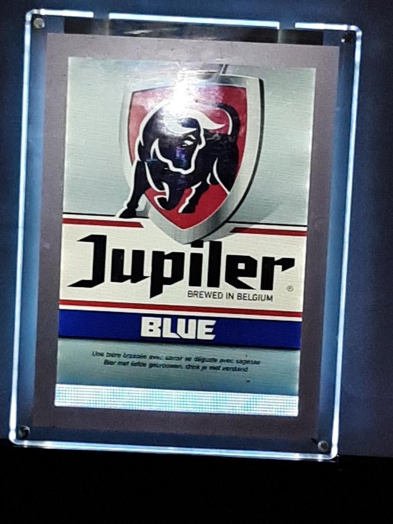Reclamebord  jupiler met verlichting, Enlèvement, Neuf, Panneau publicitaire