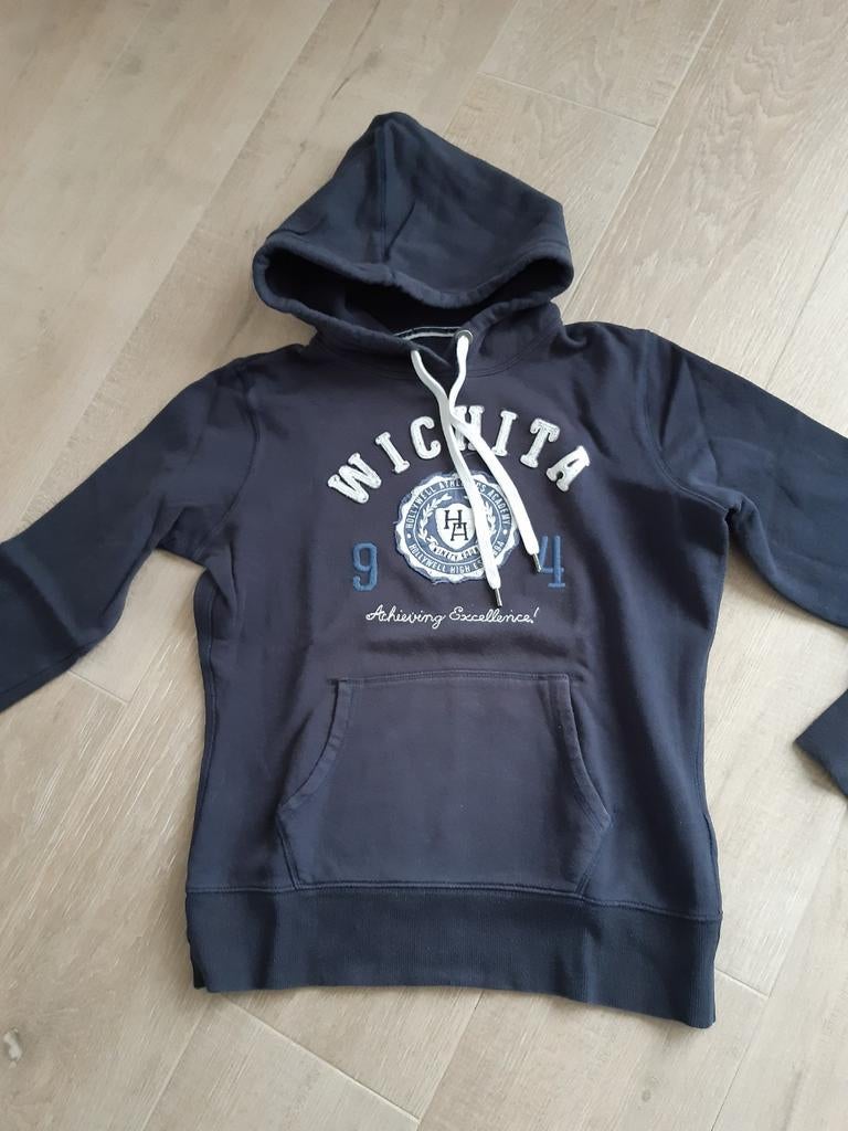 Blauwe hoodie maat M. H&M, Kleding | Heren, Truien en Vesten, Ophalen of Verzenden, H&M, Gedragen, Maat 48/50 (M)