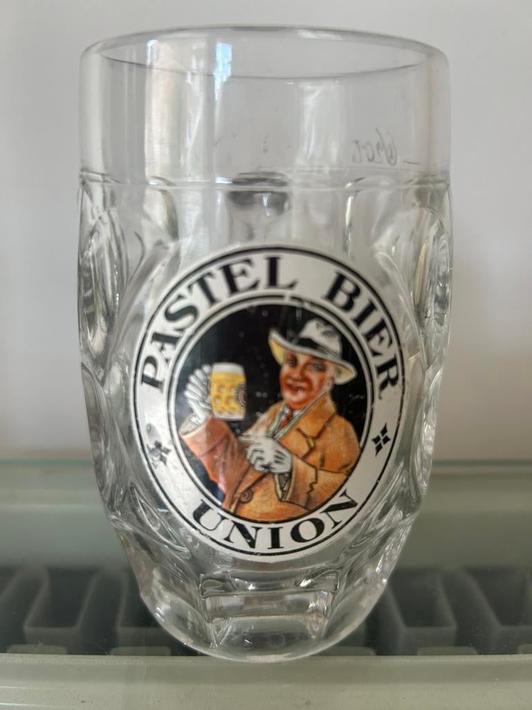 Chope à bière Pastel Union, Collections, Marques de bière, Enlèvement, Utilisé