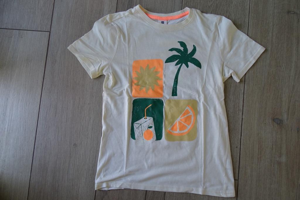 Gele T-shirt Hema maat 134/140, Kinderen en Baby's, Kinderkleding | Maat 134, Gebruikt, Ophalen of Verzenden, Shirt of Longsleeve