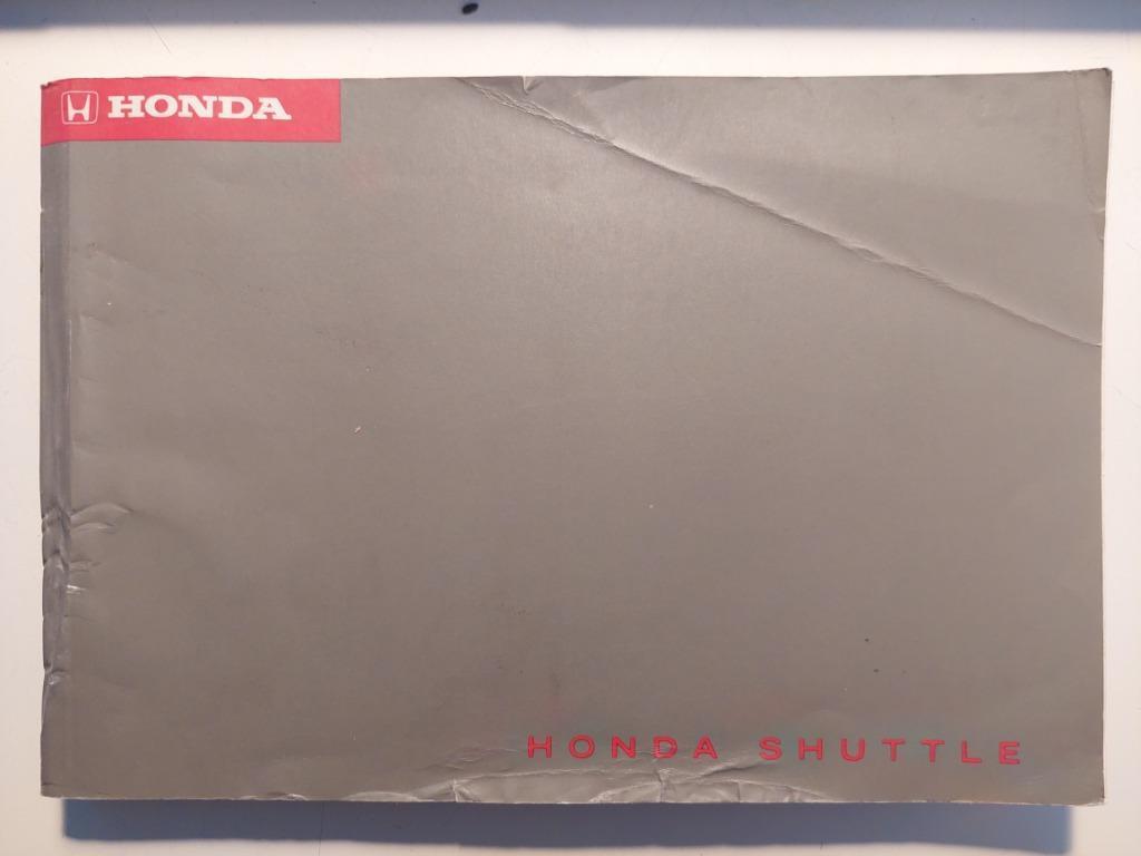 Honda Shuttle - instructieboekje (2: versie NL versie GER), Ophalen of Verzenden