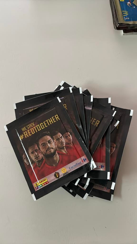 Panini stickers red together, Ophalen of Verzenden