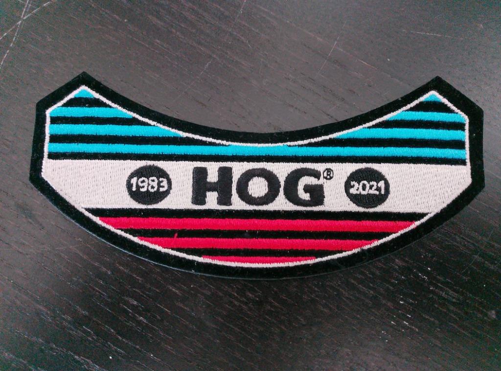 HOG 2021: patch, Motos, Envoi, Neuf