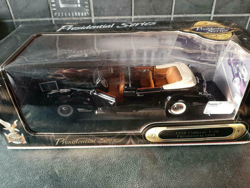 Cadillac V 16 1938 1/24 Presidentiële limo Road Signature, Ophalen of Verzenden, Nieuw