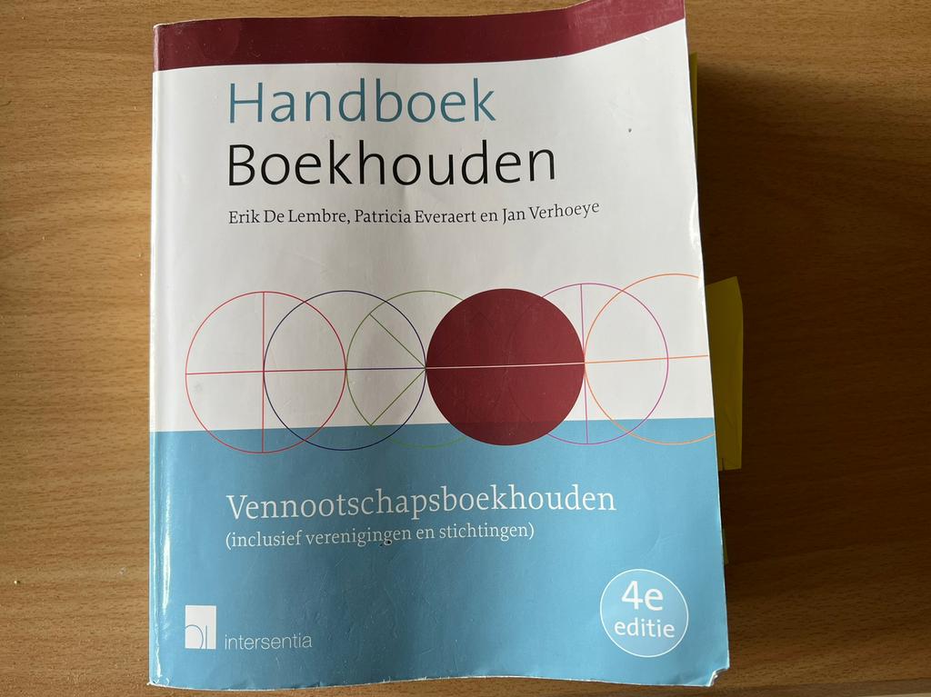 Handboek Boekhouden 4de editie, Ophalen of Verzenden, Zo goed als nieuw