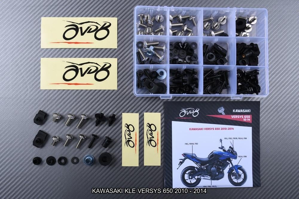 Kit visserie spécifique pour KAWASAKI VERSYS 650 2010 - 2014, Enlèvement ou Envoi, Neuf