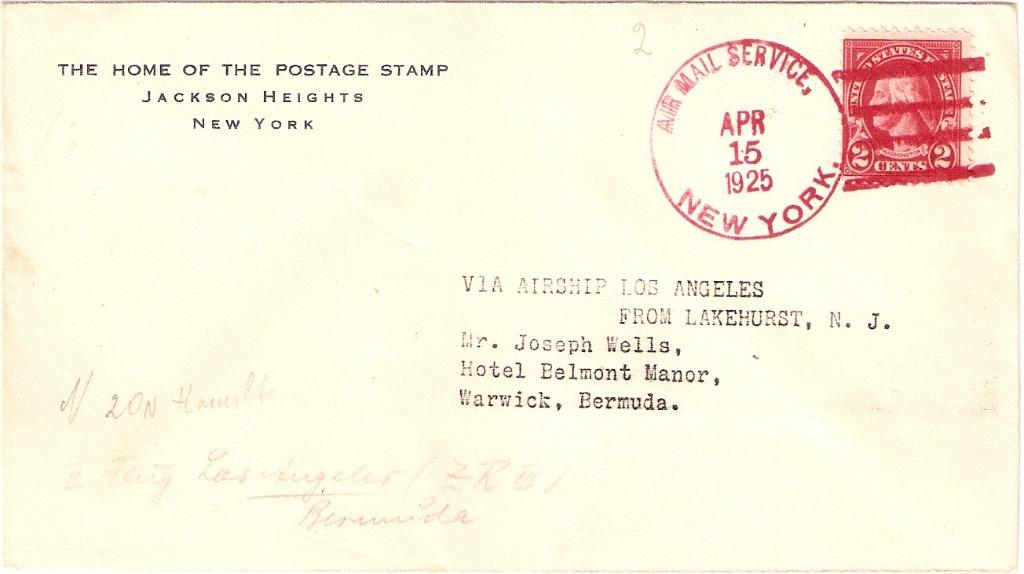 philatélie Zeppelin, Enlèvement ou Envoi, Enveloppe