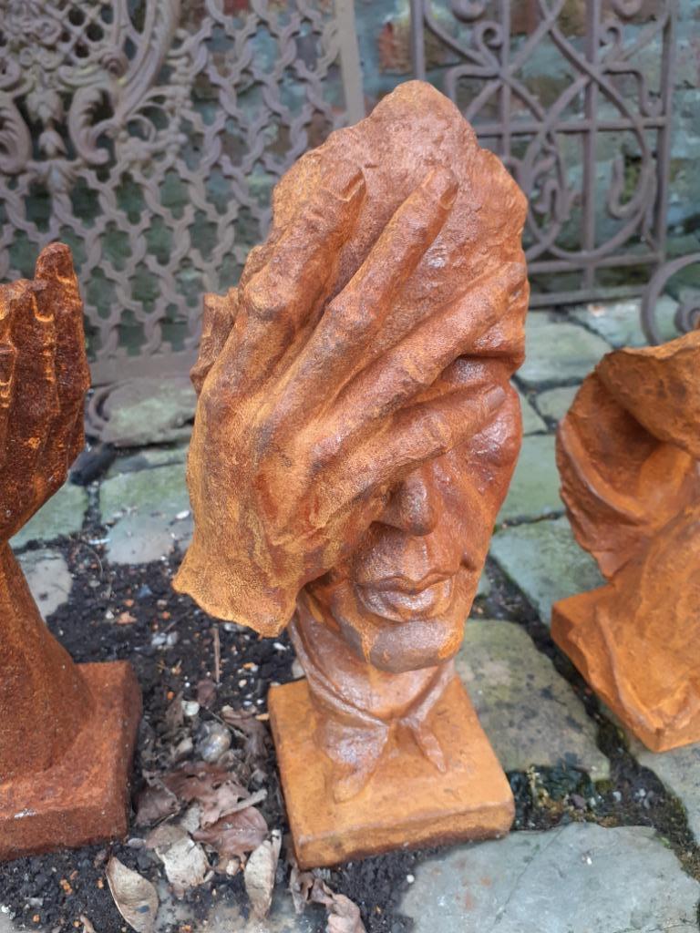 statue en fonte (la pensée), Jardin & Terrasse, Enlèvement ou Envoi, Neuf, Autres matériaux, Homme