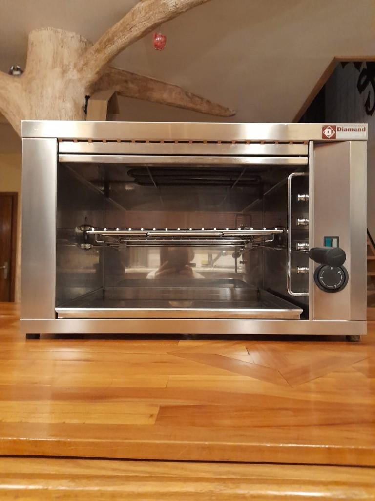 Salamandre professionnelle Diamond 1 étage, Articles professionnels, Enlèvement ou Envoi, Utilisé, Cuisinière, Friteuse et Grils