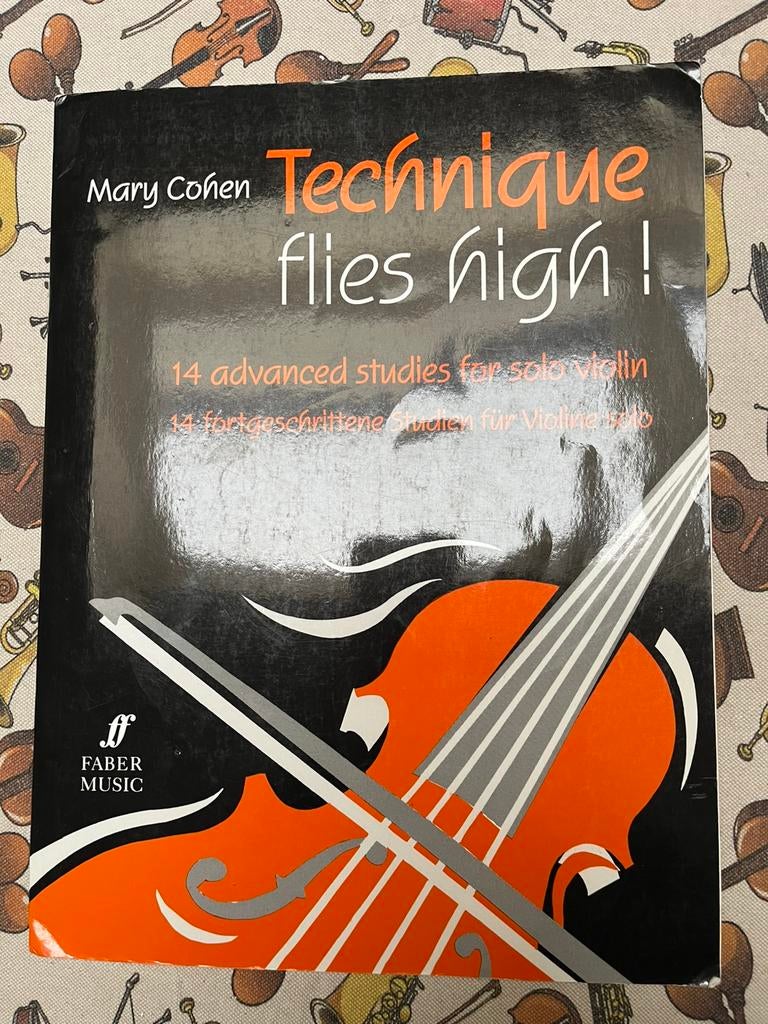 Technique flies high viool boek, Muziek en Instrumenten, Klassiek, Les of Cursus, Nieuw, Ophalen of Verzenden