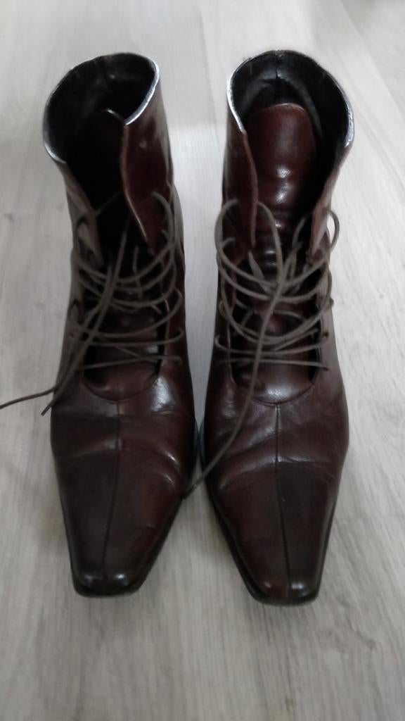Bottillons marron "Ciao! Ragazzi" cuir - 38 - Bon état, Enlèvement ou Envoi, Brun, Boots et Botinnes, Porté