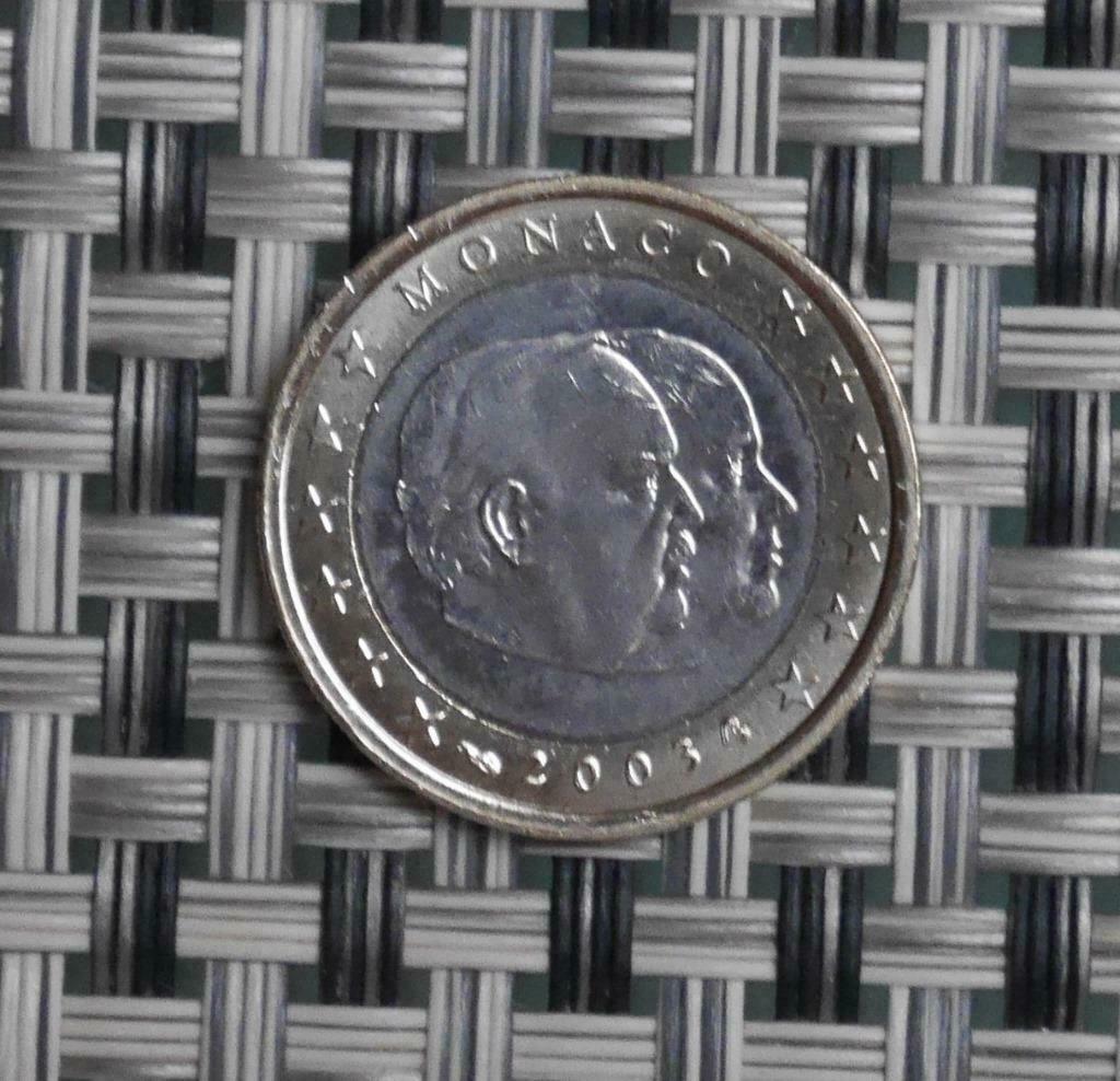 1 euro Monaco 2003 UNC Ranieri III en Albert II, Verzenden, Monaco, 1 euro, Setje