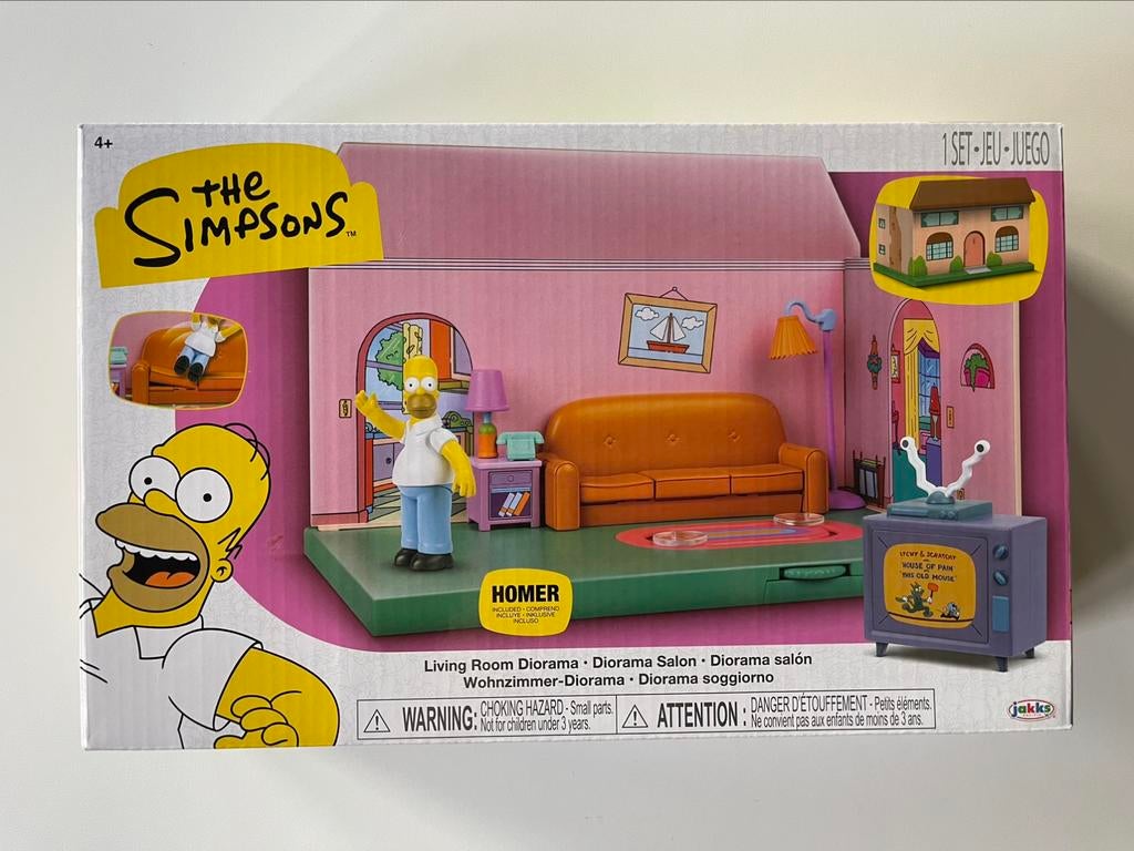 The simpsons living room huis diorama sealed, Verzamelen, Ophalen of Verzenden, Zo goed als nieuw