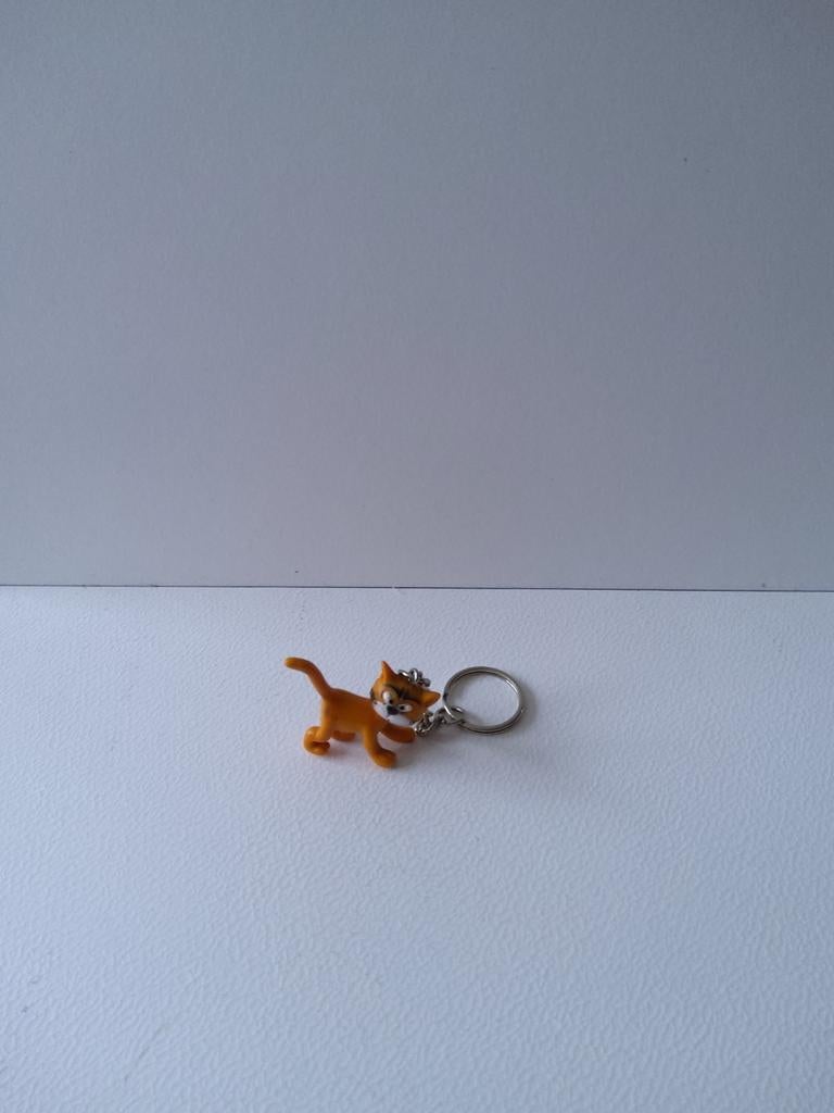 Azrael Smurf sleutelhanger, Verzamelen, Smurfen, Ophalen of Verzenden, Zo goed als nieuw, Poppetje, Figuurtje of Knuffel