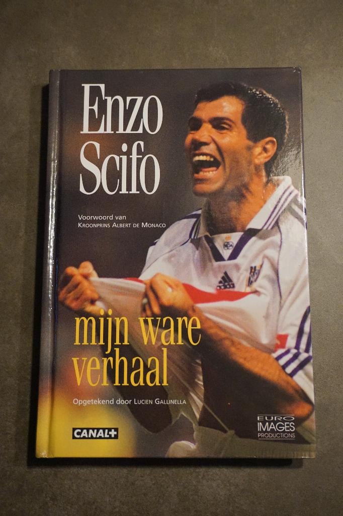 gesigneerd voetbalboek enzo scifo mijn ware verhaal, Ophalen of Verzenden