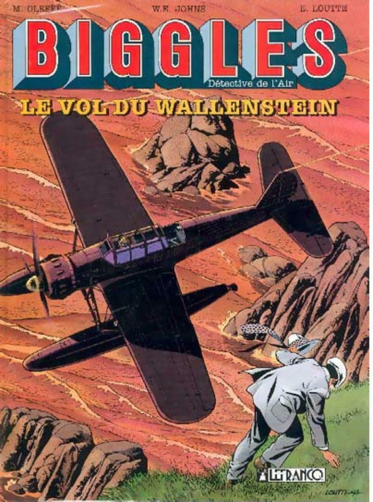 Biggles . Le vol du Wallenstein . Première édition, Une BD, Enlèvement ou Envoi, Utilisé