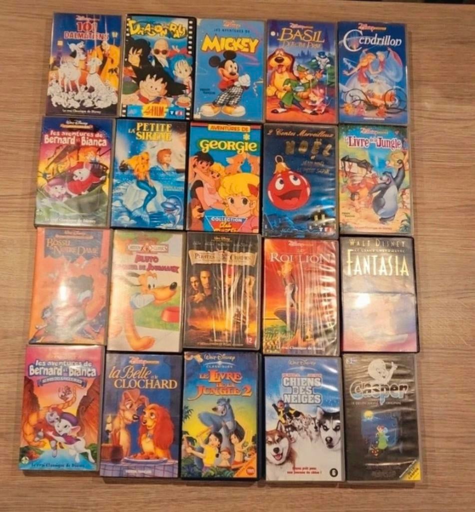Cassettes VHS, Enlèvement, Utilisé