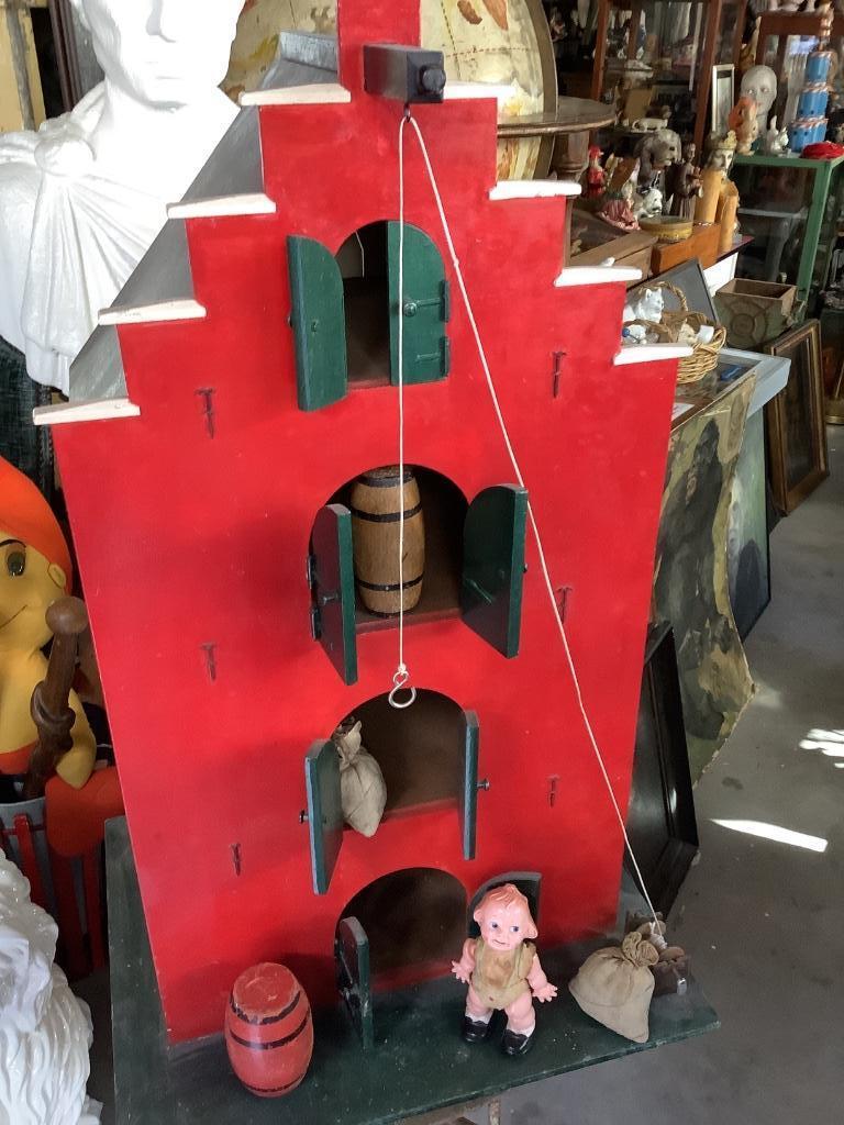 Oude loods ( poppenhuis)  jaren 40 !!, Antiek en Kunst, Ophalen