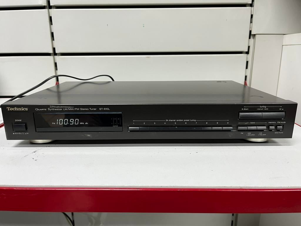 Tuner Radio Vintage Technics ST-610L - Quartz Synthesizer, Enlèvement ou Envoi, Utilisé