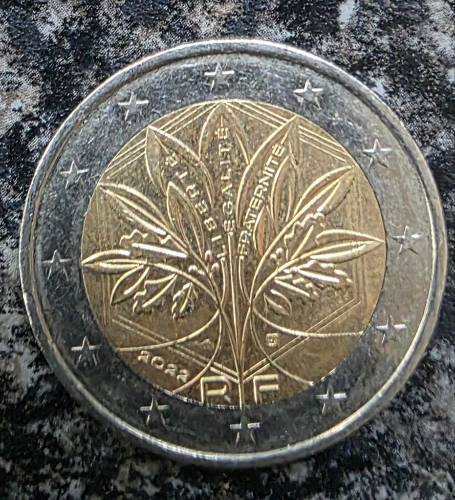 Franse 2 € munt boom des levens, Ophalen, Frankrijk