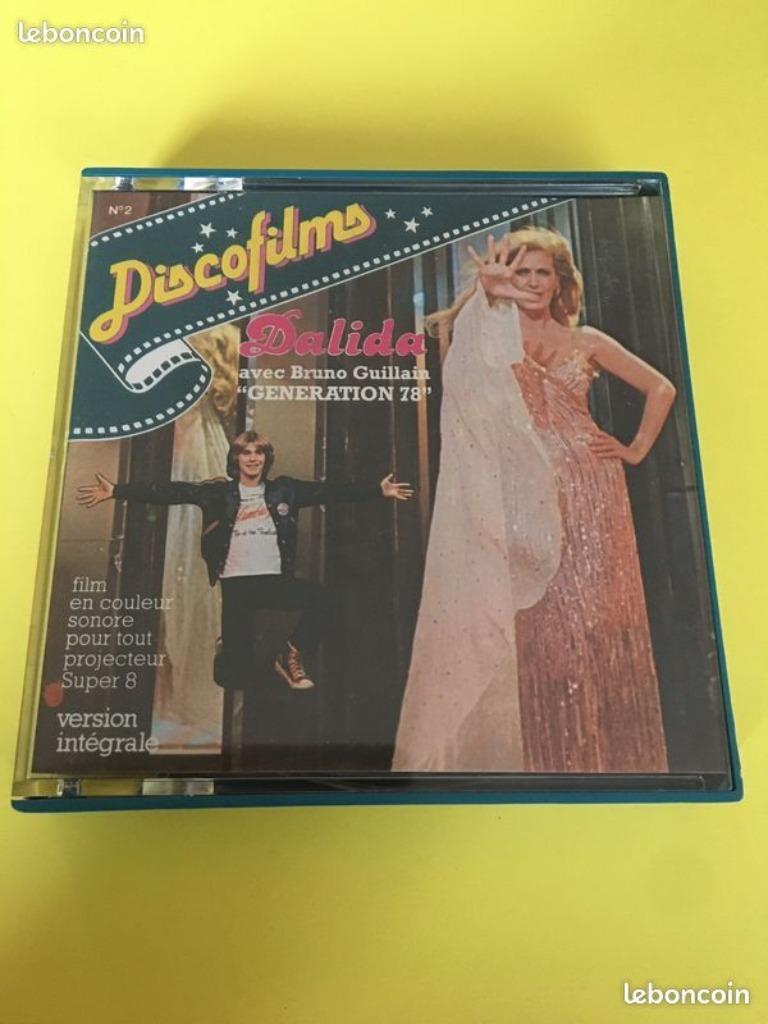 DALIDA Generation 78 zeldzame super 8/8 mm muziekfilm in hal, Audio, Tv en Foto, Filmrollen, Verzenden, 8mm film